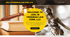 Desktop Screenshot of joelmfreemanlaw.com