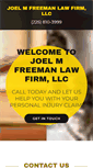 Mobile Screenshot of joelmfreemanlaw.com